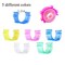 Fbshicung 100 Pcs Sewing Bobbin Clips,Plastic Bobbins Small Clip Accessory Thread Clips Holder Sewing Tool(5 Colors)